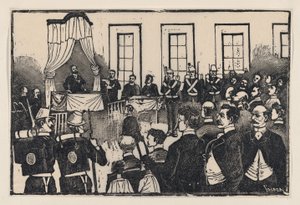 Tomas Hernandez Aguirre gyilkosainak pere, az „E..., kb. 1890-1891. alkotó: José Guadalupe Posada