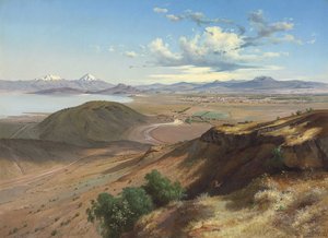 Mexikó völgye a Szent Izabella-dombtól, 1892
