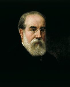 Francisco Pi i Margall (1824-1901) spanyol államférfi és író (1824-1901) portréja alkotó: José Sánchez Pescador