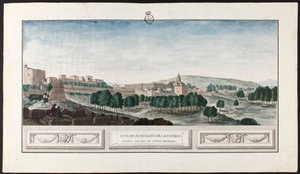 Kilátás az Alhambrára, Granadában alkotó: José de Hermosilla