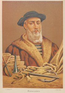 Ferdinánd Magellán portréja 1470-1521, 1879.