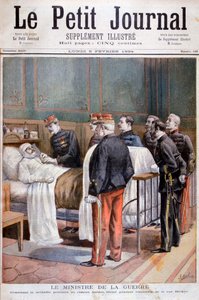 A francia hadügyminiszter katonai kitüntetést ad, 1894