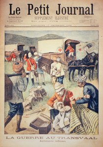 The War in the Transvaal: Indiai mentők, a Le Petit Journal címlapja, 1899. december 17.