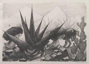 Indiánok és Magny Plants alkotó: José Clemente Orozco