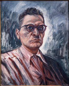 Önarckép (olaj, vászon alkotó: José Clemente Orozco