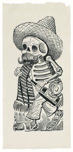 Francisco I. Madero koponyája alkotó: José Guadalupe Posada