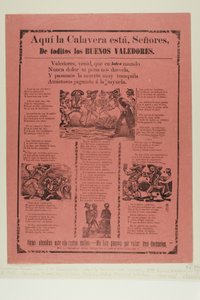 Hier sind die Calavera-Leute, alle guten Verteidiger alkotó: José Guadalupe Posada