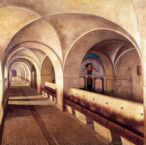 San Fernando de Figuieres kastélyának istállója, amelyet a franciák 1809-ben ostromoltak, a spanyol szabadságharc (1808-1814) idején, balra Mariano Alvarez de Castro (1749-1810) börtönének ajtaja. , G. tiszt és katonai kormányzója alkotó: Jose Lafita y Blanco