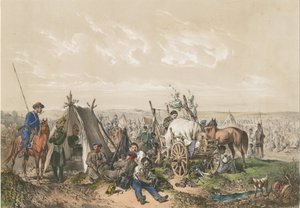 Jelenet a szabadságharcból Magyarországon 1849-ben, kb. 1849 alkotó: Josef Anton Strassgschwandtner