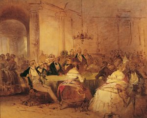 Társadalmi jelenet alkotó: Josef Danhauser
