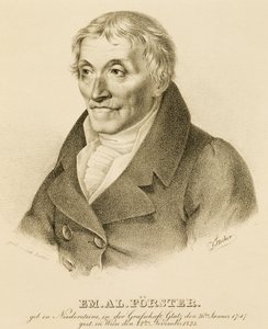 Emanuel-Aloys Forster (1748-1823), zeneszerző és kontraponttanár (litográfia) portréja alkotó: Josef Eduard Teltscher