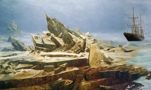 JJM újraalkotja Friedrich-C-D: A Jeges-tengert (a baleset előtt)