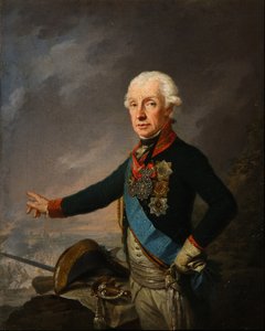 Alekszandr Szuvorov generalisszimo tábornagy portréja 1729–1800, 1799 alkotó: Josef Kreuzinger
