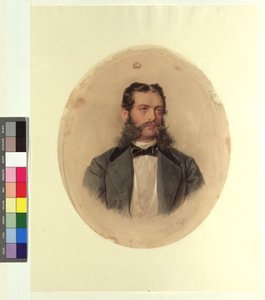 August Szabo (1836 - 1910), a Volksgarten kávéházosa alkotó: Josef Kriehuber