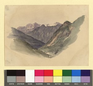 Hegyi völgy alkotó: Josef Kriehuber