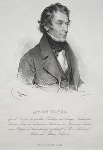 Dr. Anton Hayne portréja alkotó: Josef Kriehuber