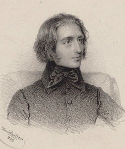 Liszt Ferenc zeneszerző portréja 1811-1886, 1838.