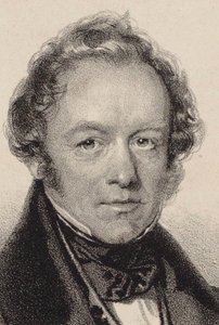 Peter Joseph von Lindpaintner zeneszerző portréja 1791-1856, c. 1830.