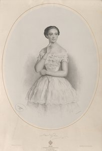 Marie Taglioni balerina portréja 1804-1884, 1853.