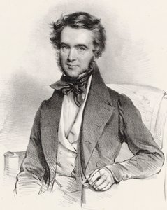 Karol Lipiski hegedűművész és zeneszerző portréja 1790-1861, 1837.