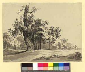 Práter-tájkép alkotó: Josef Kriehuber