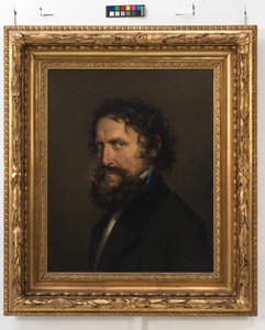 Josef Kriehuber önarcképe alkotó: Josef Kriehuber