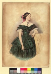 Violetta von Schmerling, született Bienerth alkotó: Josef Kriehuber