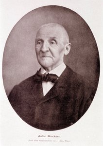 Anton Bruckner osztrák zeneszerző és orgonaművész (1824-1896). alkotó: Josef Löwy
