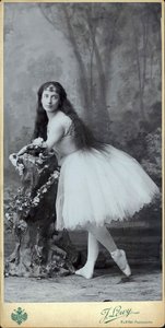 Luigia Cerale mint Giselle, c. 1880. alkotó: Josef Löwy