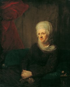 Egy öreg hölgy (Frau von Weinbrenner) alkotó: Josef Mathias Grassi