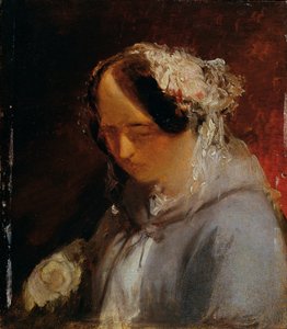 egy hölgy portréja alkotó: Josef Navrátil