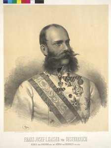 I. Ferenc József osztrák császár alkotó: Josef Nikolaus Kriehuber