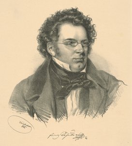 Franz Schubert portréja 1797-1828, 1846.