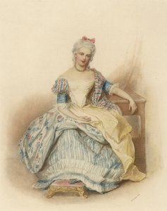 Caroline Lobkowitz hercegnő portréja, szül. Wrbna grófnő