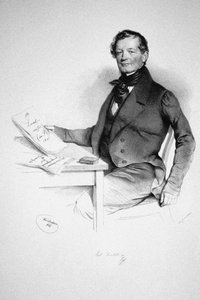Anton Diabelli 1781-1858, 1841 zeneszerző portréja