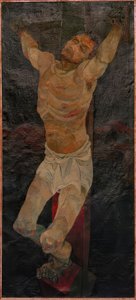 Keresztre feszítés alkotó: Josef Scharl
