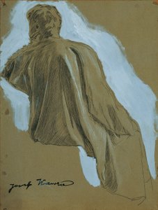 Ülő férfi (Drapery-tanulmány)