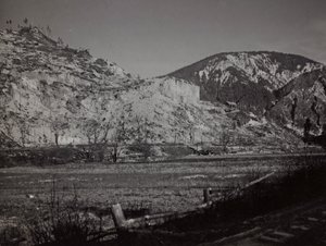 Album "Az én világháborúm – emlékek a délnyugati frontról Karintiában, Olaszországban, Trentino-Alto Adige" 1915.03.31.-1918.12.11. - Josef Zohle Bécsje ": Fort Hensel (f/w fotó)