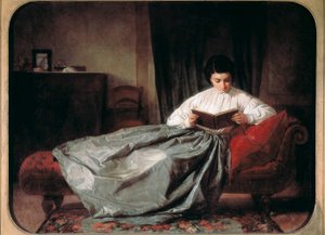 "" Az album újrajátszása (?) "" Josep Duran i Riera (1849-1928) festménye. 1872. Barcelona, Katalónia Nemzeti Művészeti Múzeum. alkotó: Josep Duran Riera