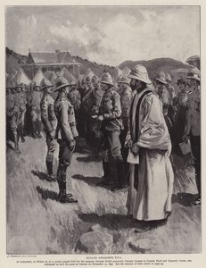 Buller díjazza a VC-ket (litho) alkotó: Joseph (after) Finnemore