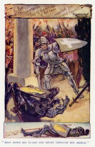 Illusztráció: Sir Knight of the Splendid Way (színes litó)