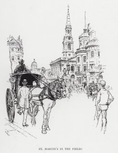 Szent Márton a mezőkön (litho) alkotó: Joseph (after) Pennell