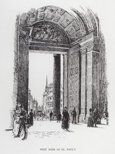 Szent Pál nyugati ajtaja (litho)