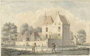 De Eng kastély Vleuten közelében alkotó: Joseph Adolf Schmetterling
