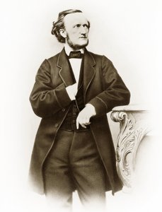 Richard Wagner (1813-1883) portréja, Joseph Albert (1825-1886) német zeneszerző fotója alkotó: Joseph Albert