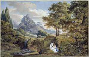 Árkádiai táj alkotó: Joseph Anton Koch
