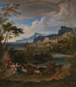 Hősi táj szivárvánnyal, 1824.