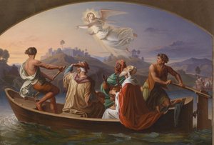 Joseph Binder A három bölcs a betlehemi úton 1846 alkotó: Joseph Binder