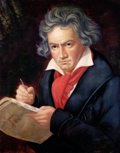 Ludwig van Beethoven (1770-1827) „Missa Solemnis” című művét komponálja
