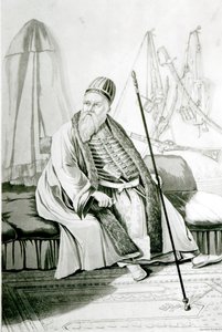 Yanninai Ali pasa portréja, Robert Havell metszete, 1822